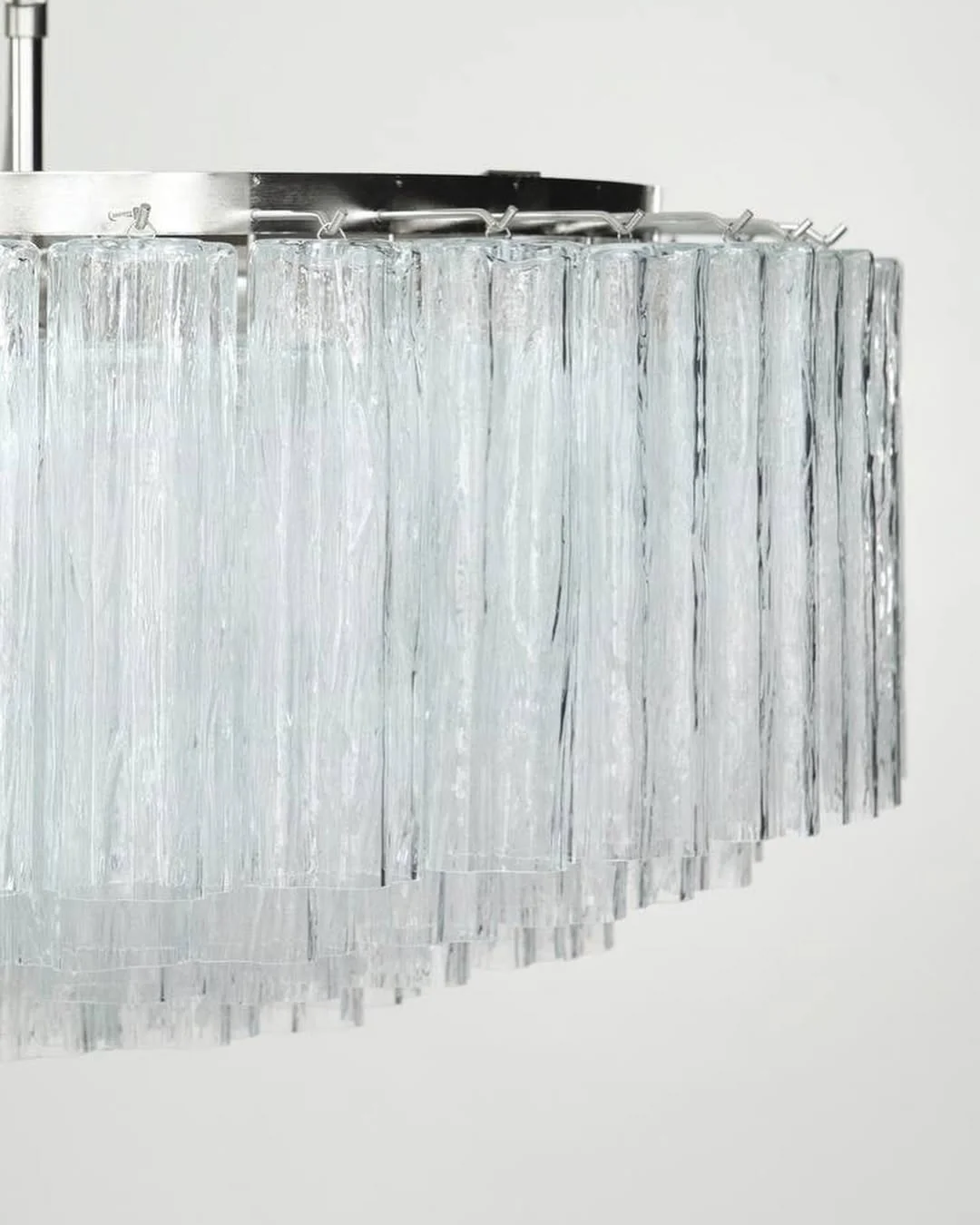 Murano Chandelier – 101 Tuber – Textured – Transparent - Image 14