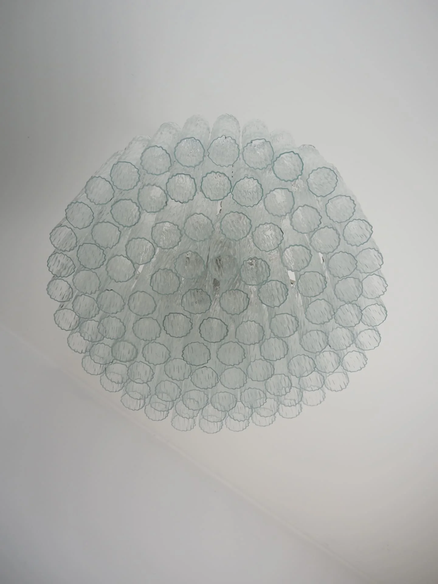 Murano Chandelier – 101 Tuber – Textured – Transparent - Image 9