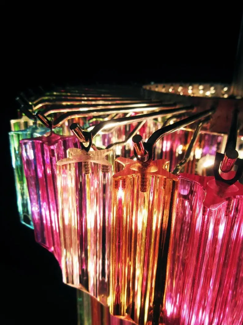 Murano Chandelier – 111 prisms – Multi - Image 2