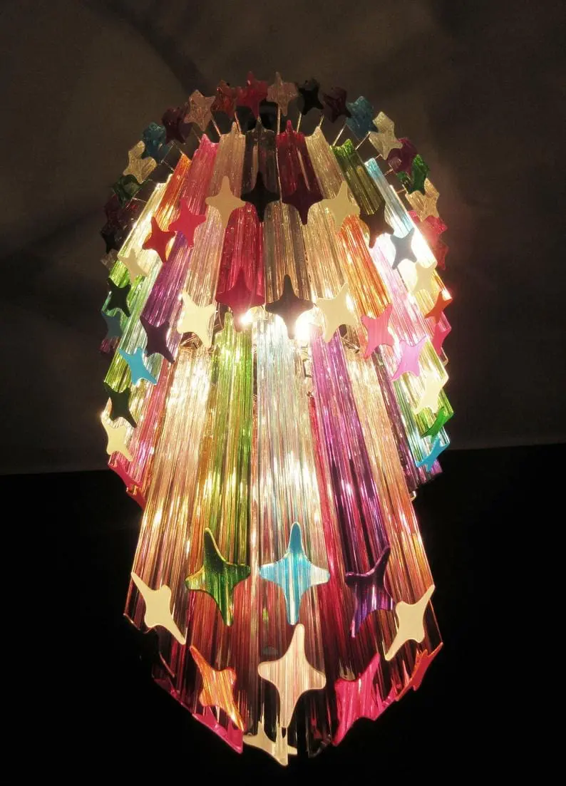 Murano Chandelier – 111 prisms – Multi - Image 3