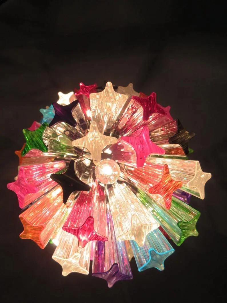 Murano Chandelier – 111 prisms – Multi - Image 4