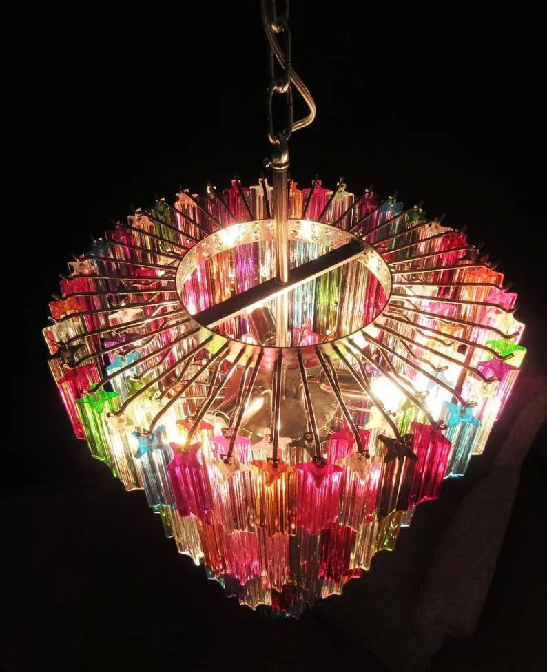 Murano Chandelier – 111 prisms – Multi - Image 5