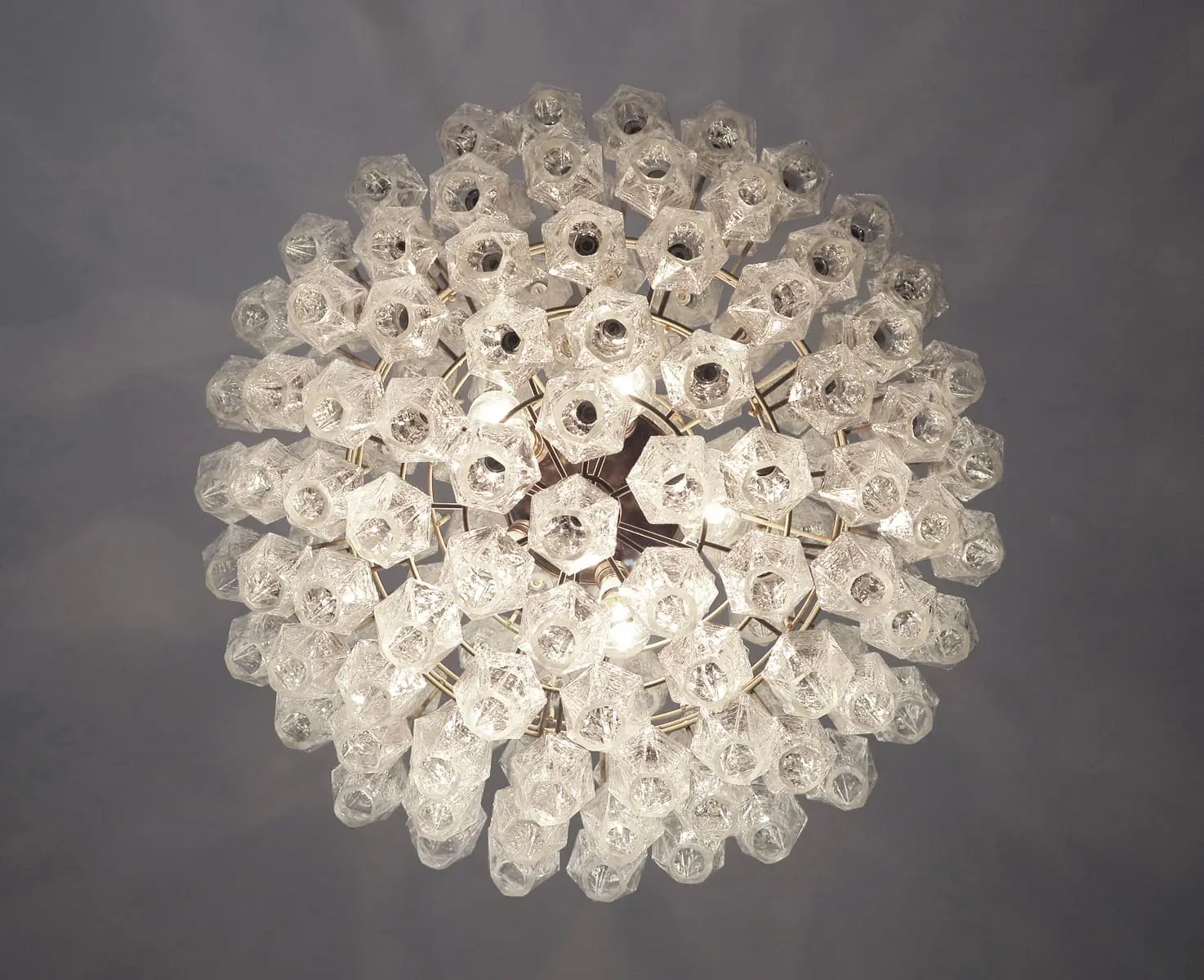 Murano Chandelier – 140 glasses – Transparent - Image 6