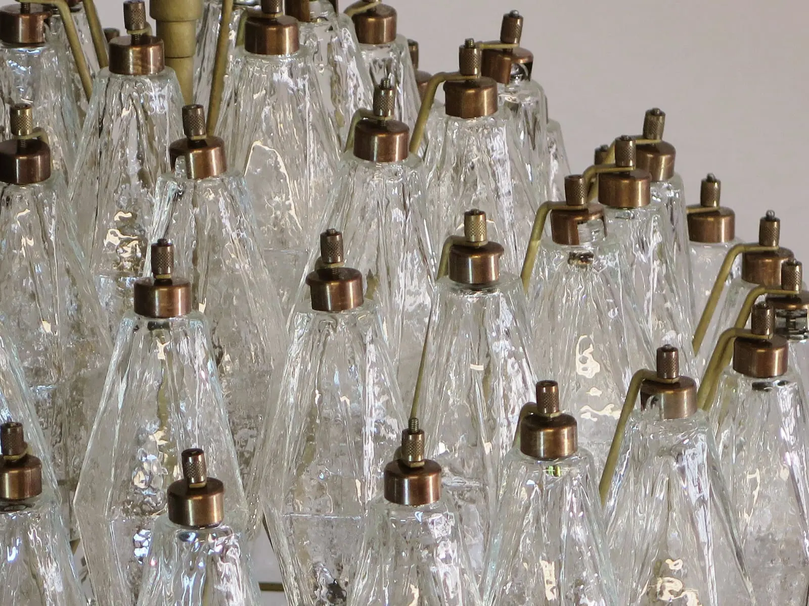 Murano Chandelier – 140 glasses – Transparent - Image 8
