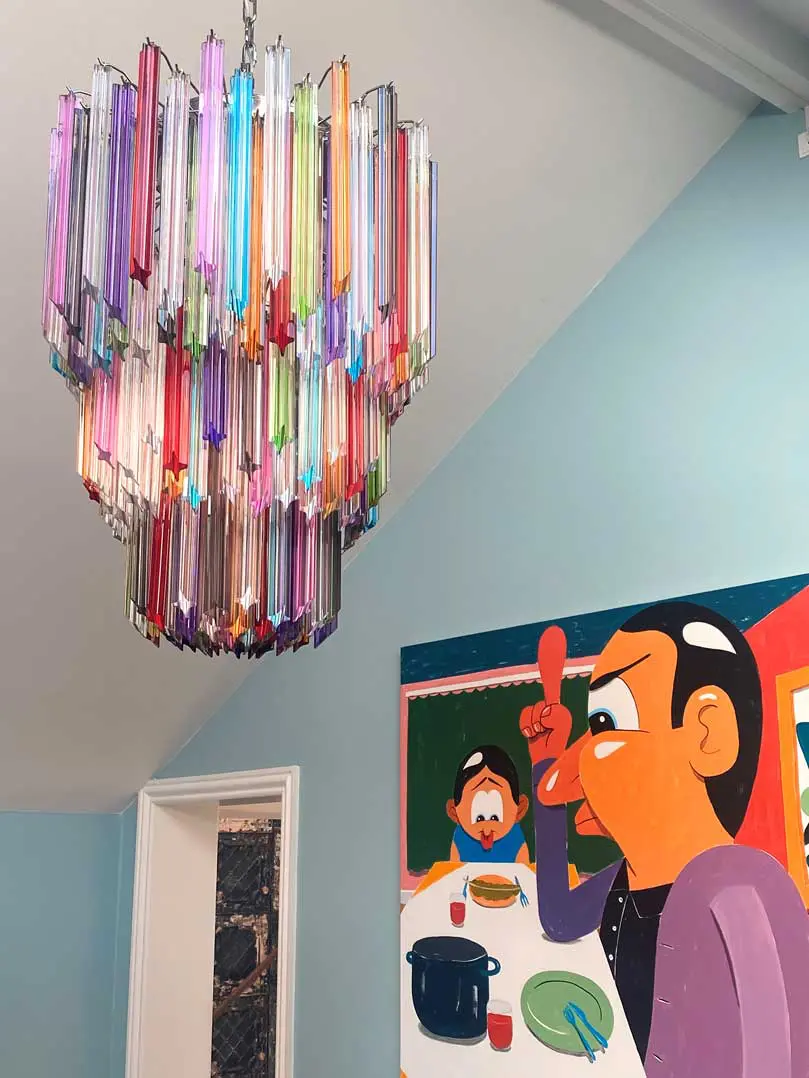 Murano Chandelier – 184 prisms – Multi - Image 6