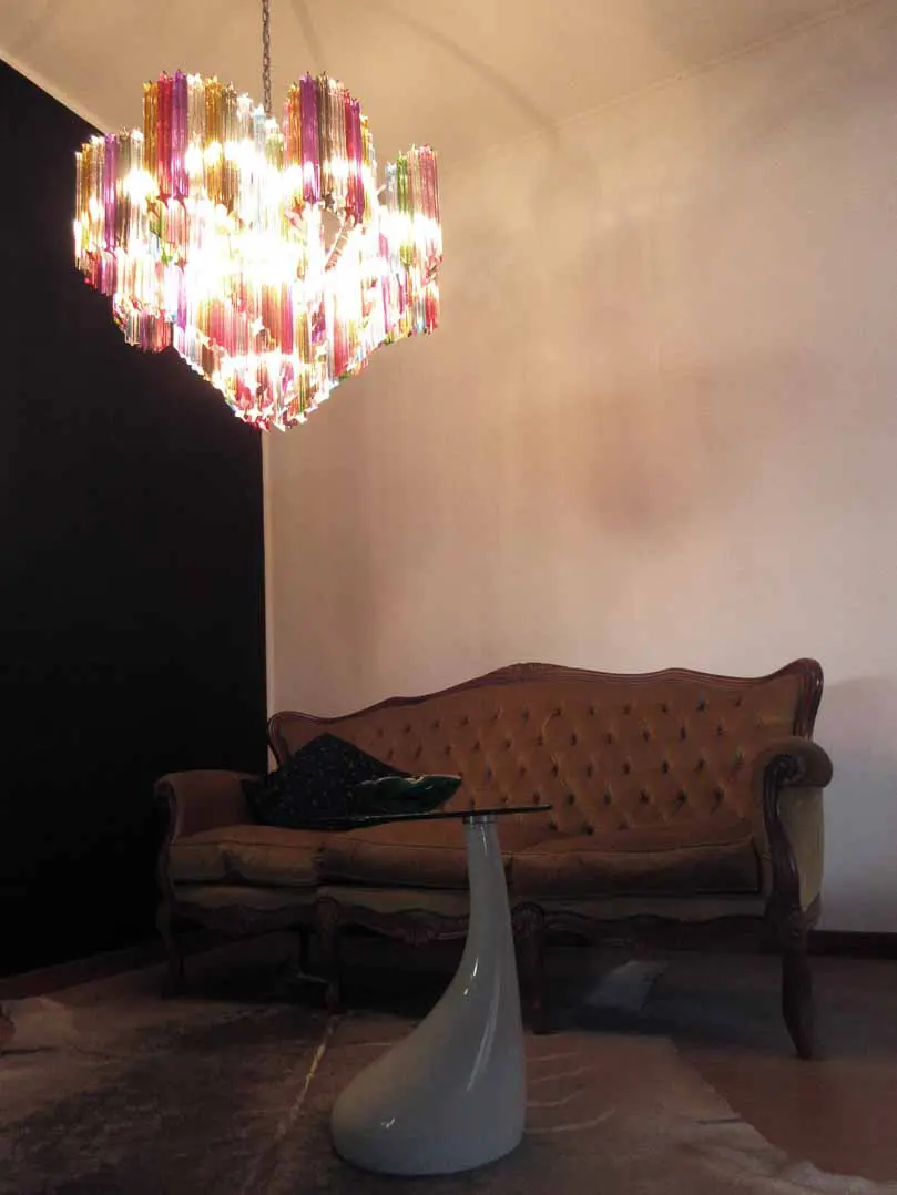 Murano Chandelier – 200 prisms – Multicolored - Image 4