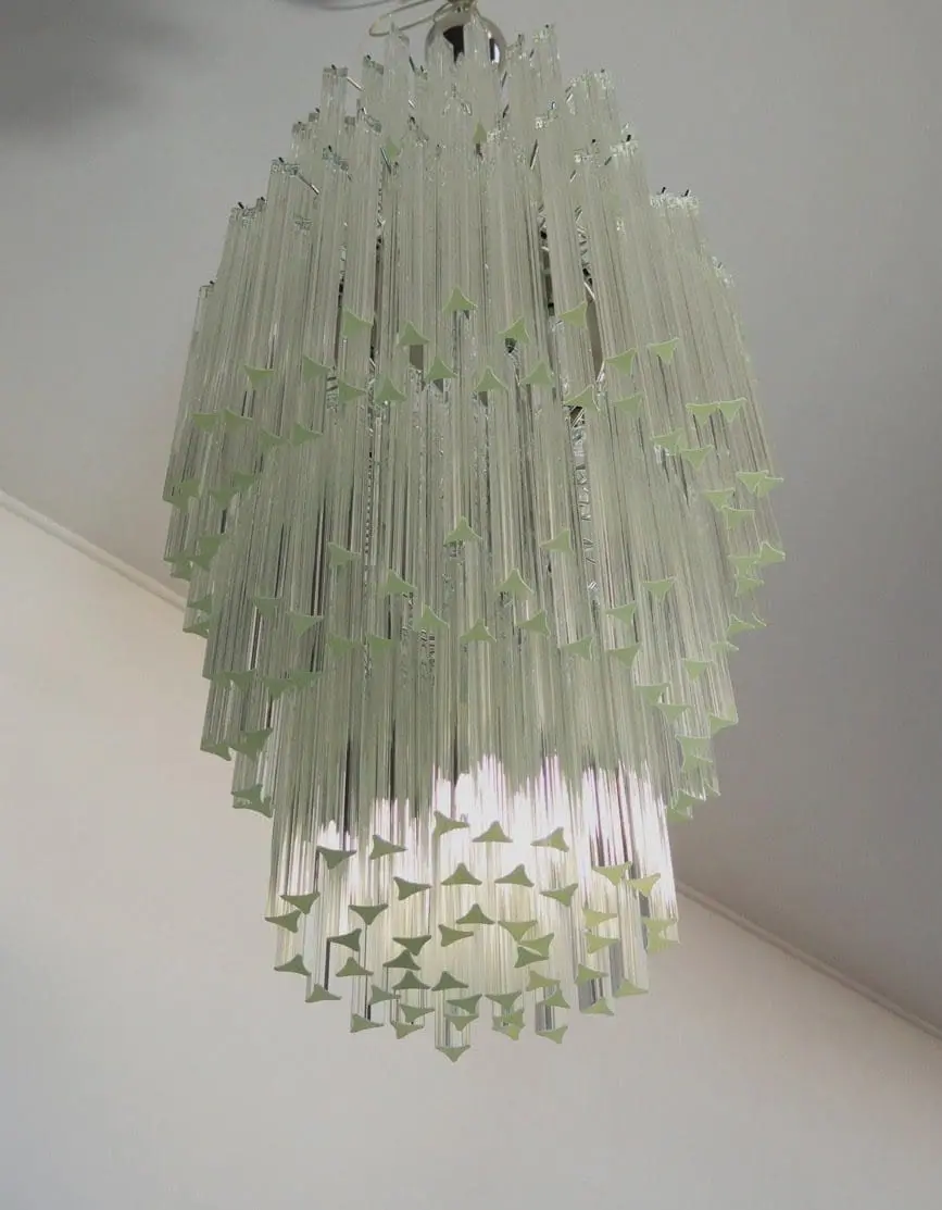 Murano Chandelier – 242 prisms – Transparent - Image 2