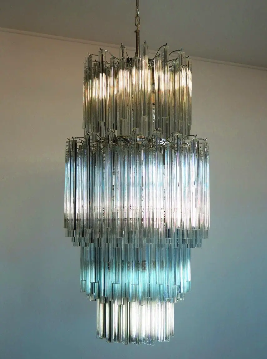 Murano Chandelier – 242 prisms – Transparent - Image 3