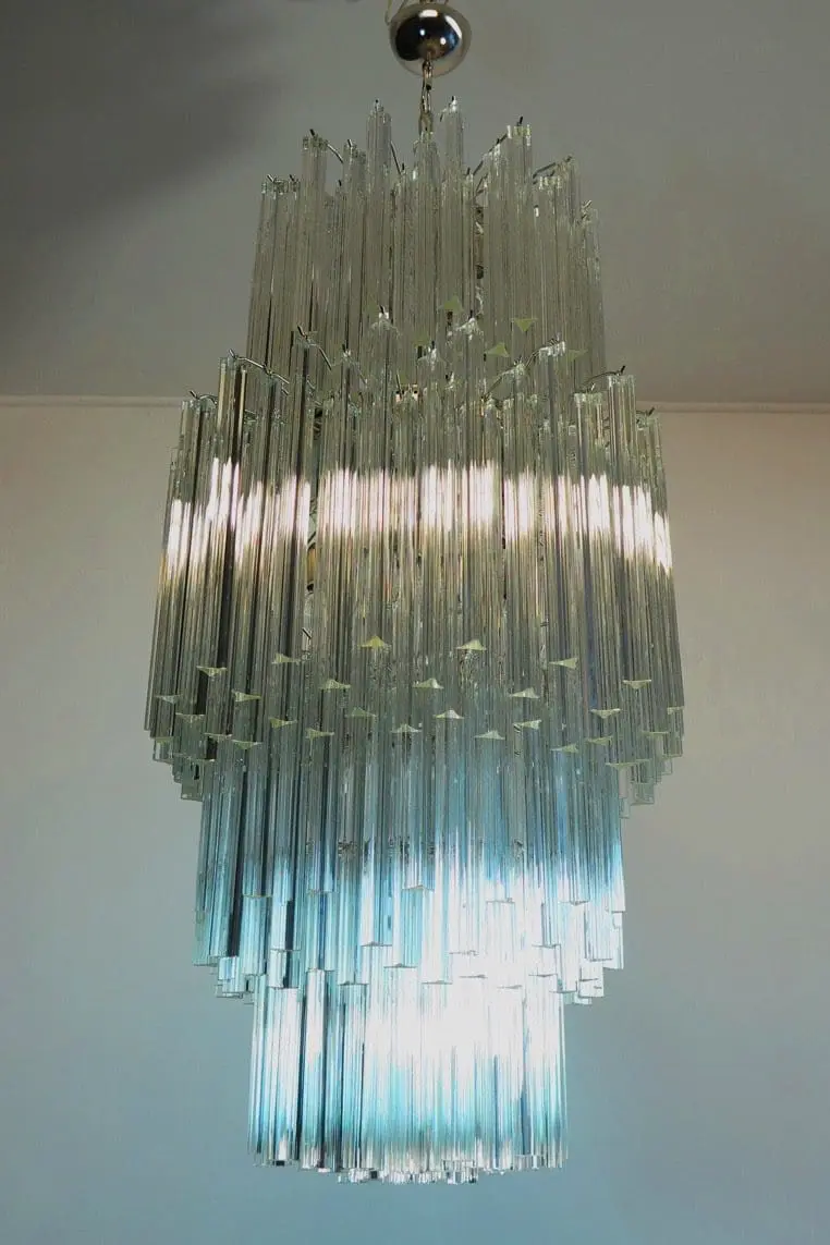 Murano Chandelier – 242 prisms – Transparent - Image 5