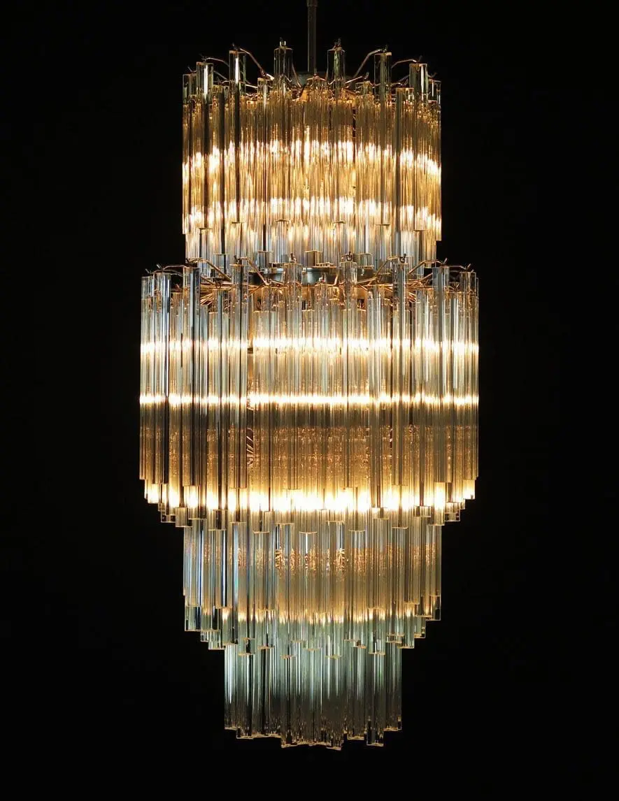 Murano Chandelier – 242 prisms – Transparent - Image 9
