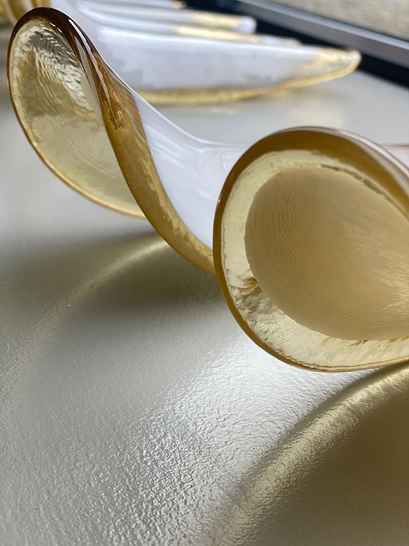 Murano Chandelier – 26 petals – Amber - Image 10