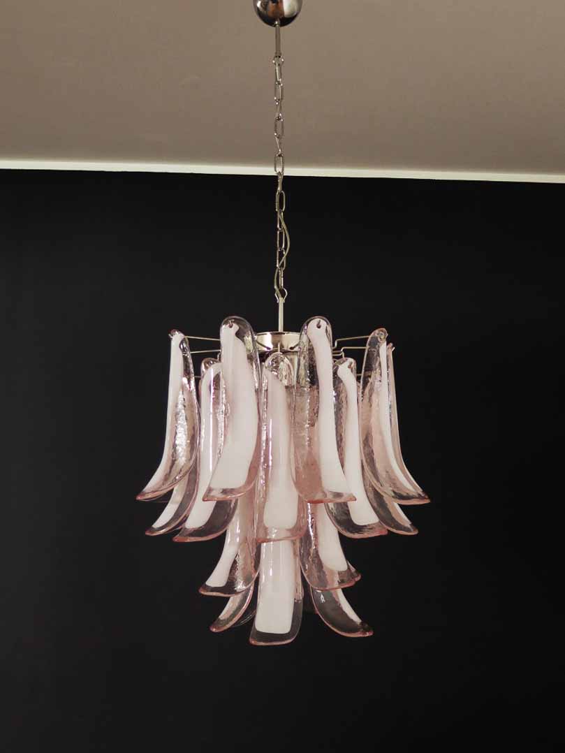 Murano Chandelier – 26 petals – Pink - Image 2