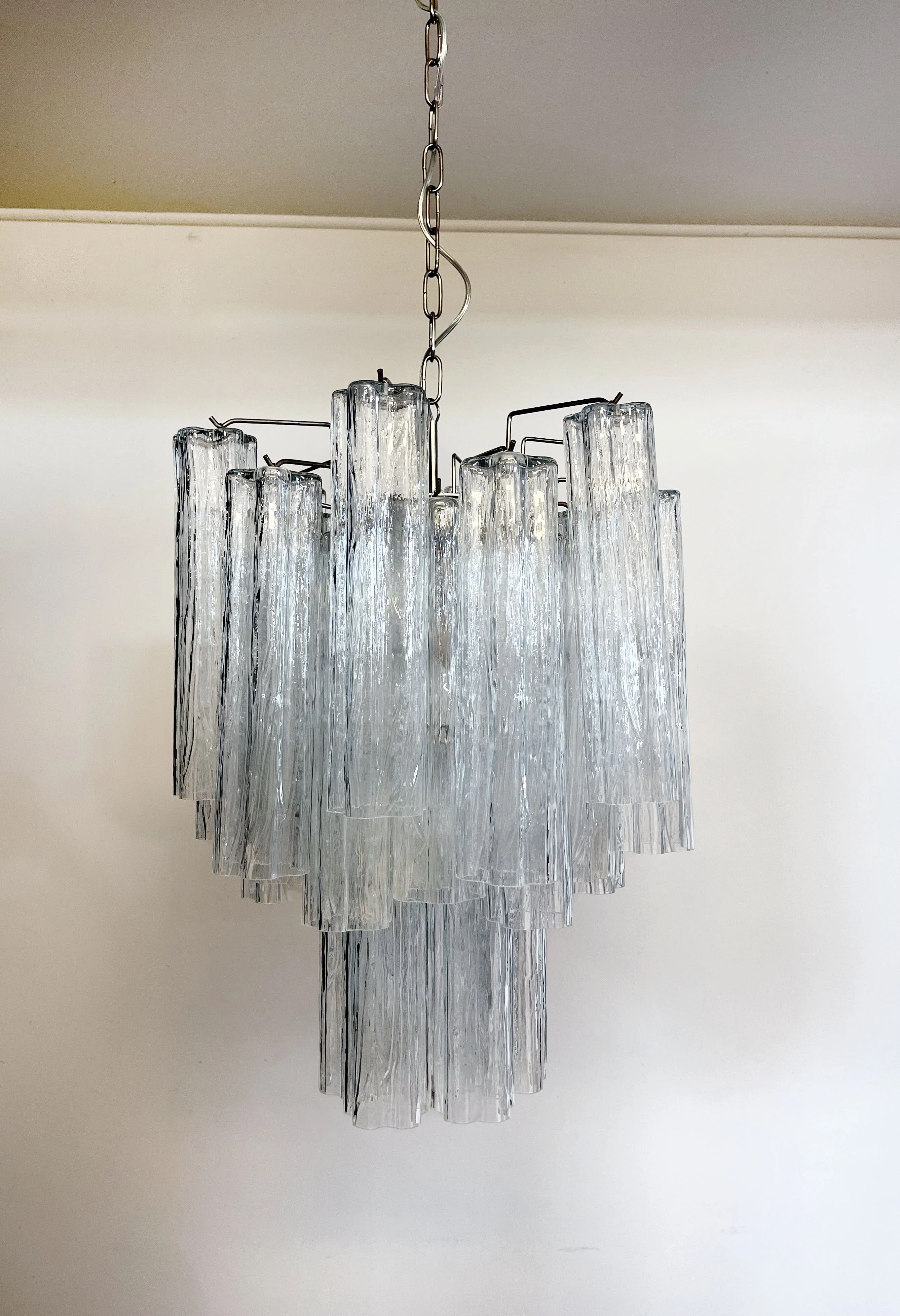 Murano Chandelier – 30 tubes – Clear Glass Tubes - Image 4