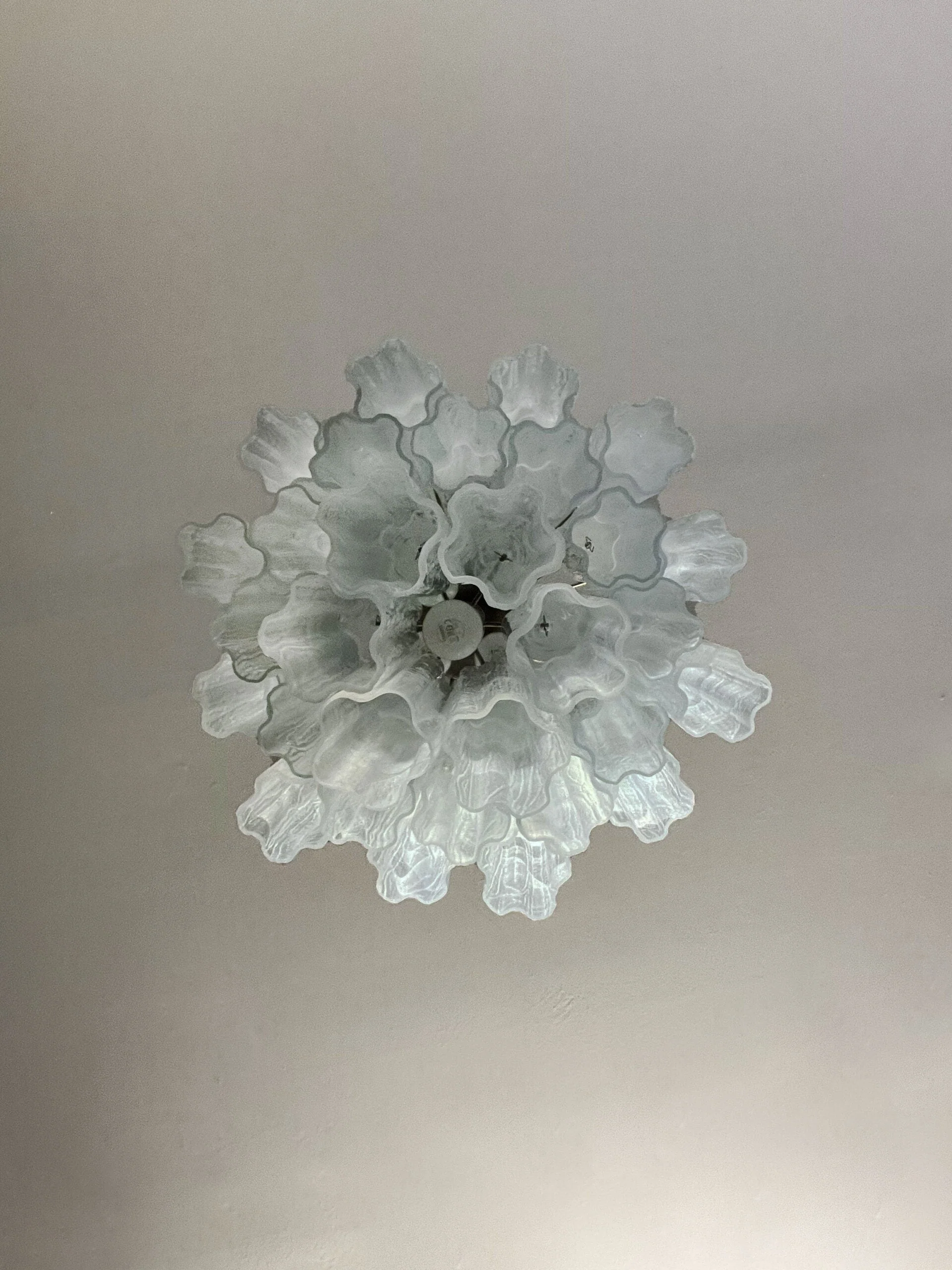 Murano Chandelier – 30 tubes – White Glass Tubes - Image 2