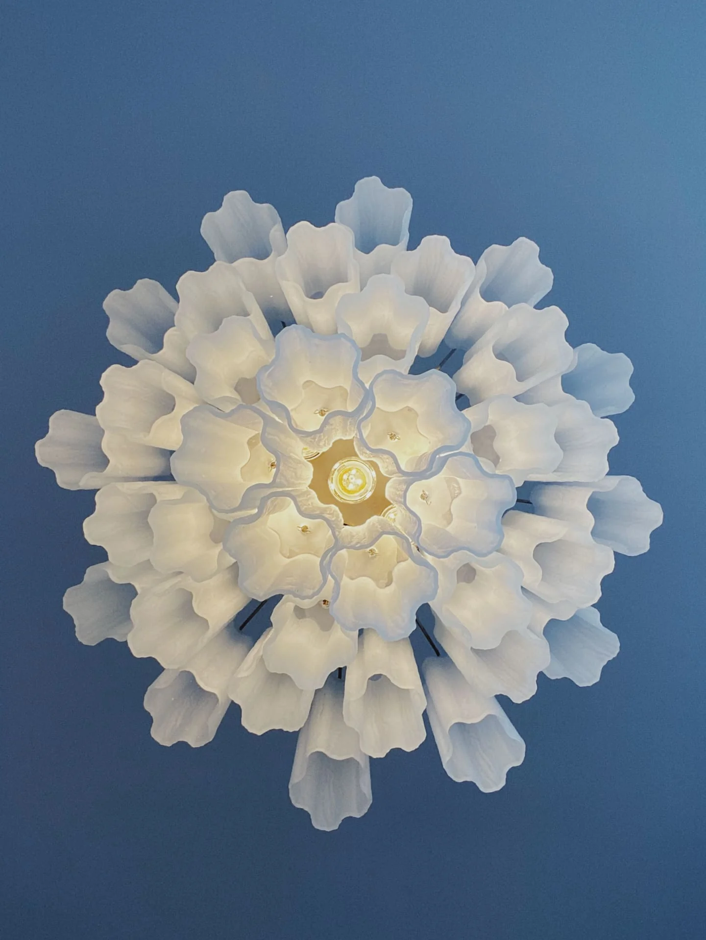 Murano Chandelier – 36 tubes – Matte white - Image 16