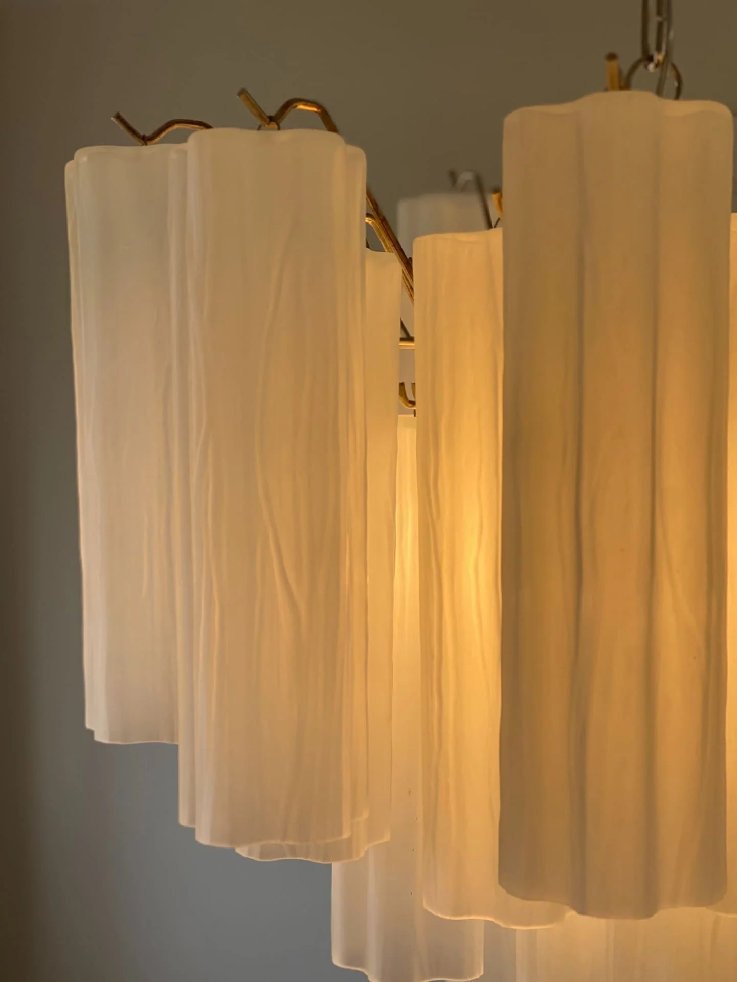 Murano Chandelier – 36 tubes – Matte white - Image 18