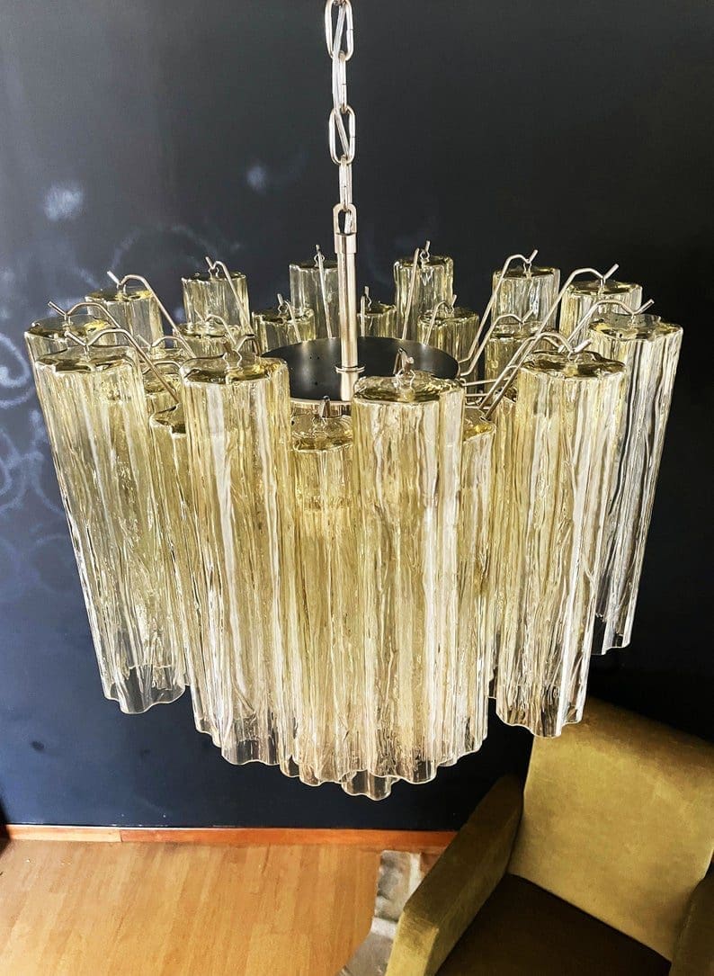 Murano Chandelier – 36 tubes – Yellow - Image 10