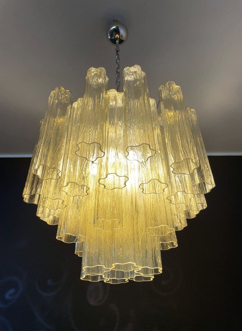 Murano Chandelier – 36 tubes – Yellow - Image 13