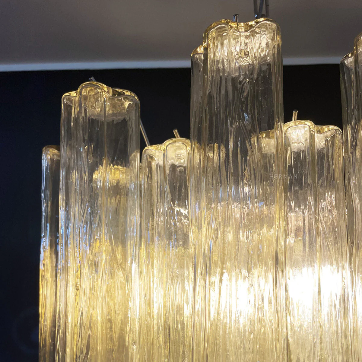 Murano Chandelier – 36 tubes – Yellow - Image 3