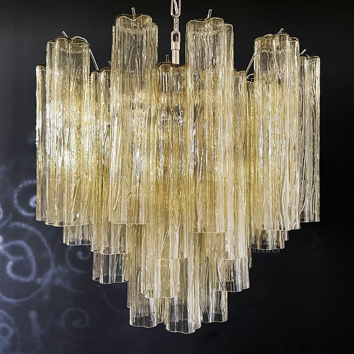 Murano Chandelier – 36 tubes – Yellow - Image 5