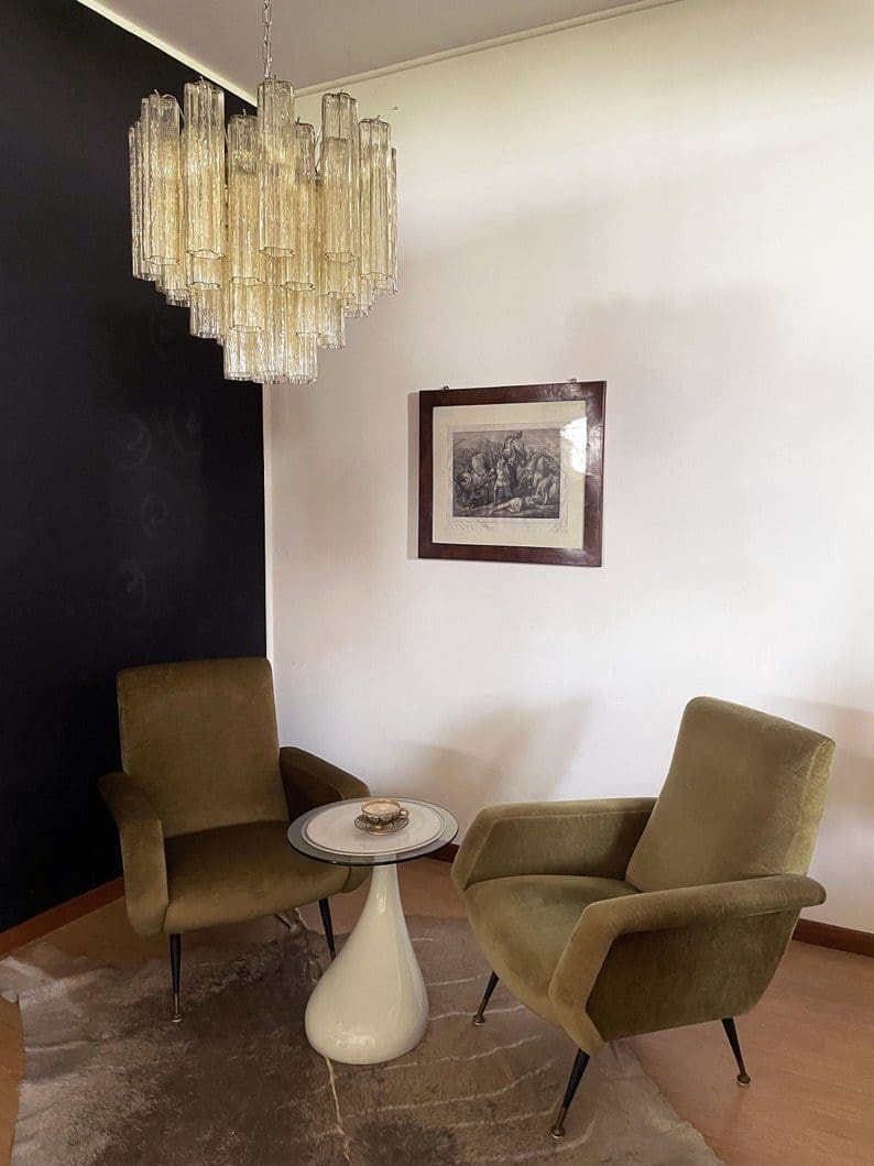 Murano Chandelier – 36 tubes – Yellow - Image 7