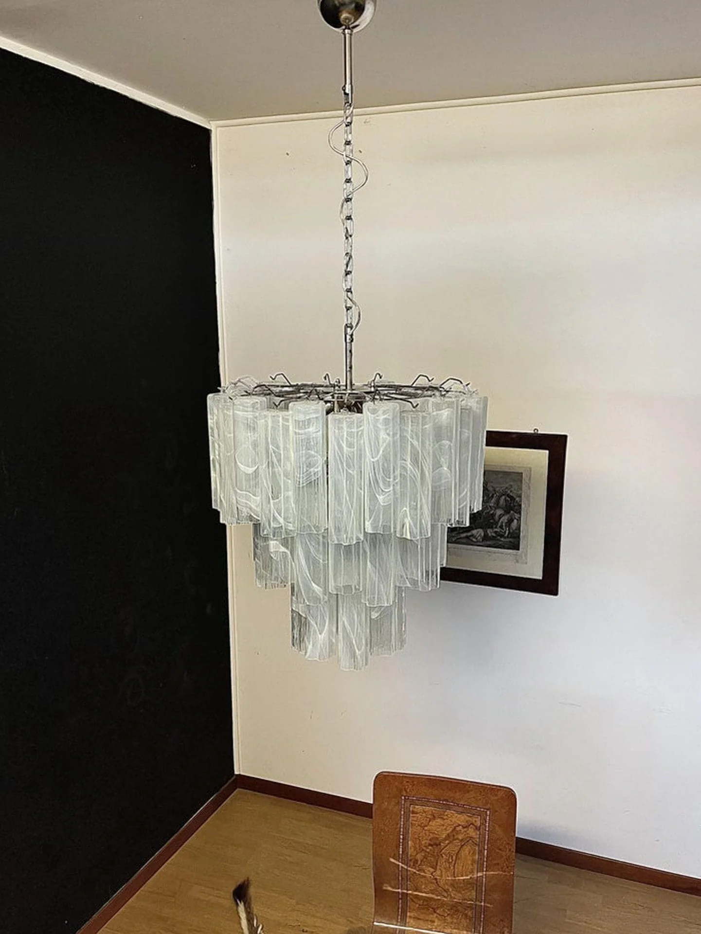 Murano Chandelier – 48 tubes – Alabaster White - Image 9