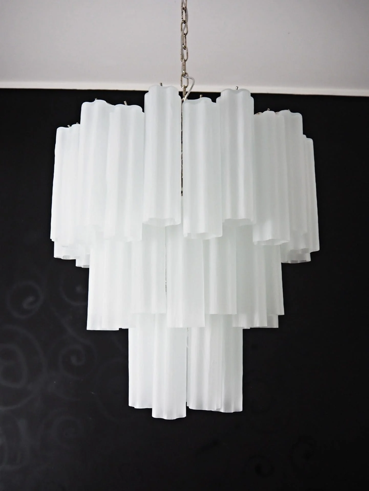 Murano Chandelier – 48 tubes – matte white - Image 12