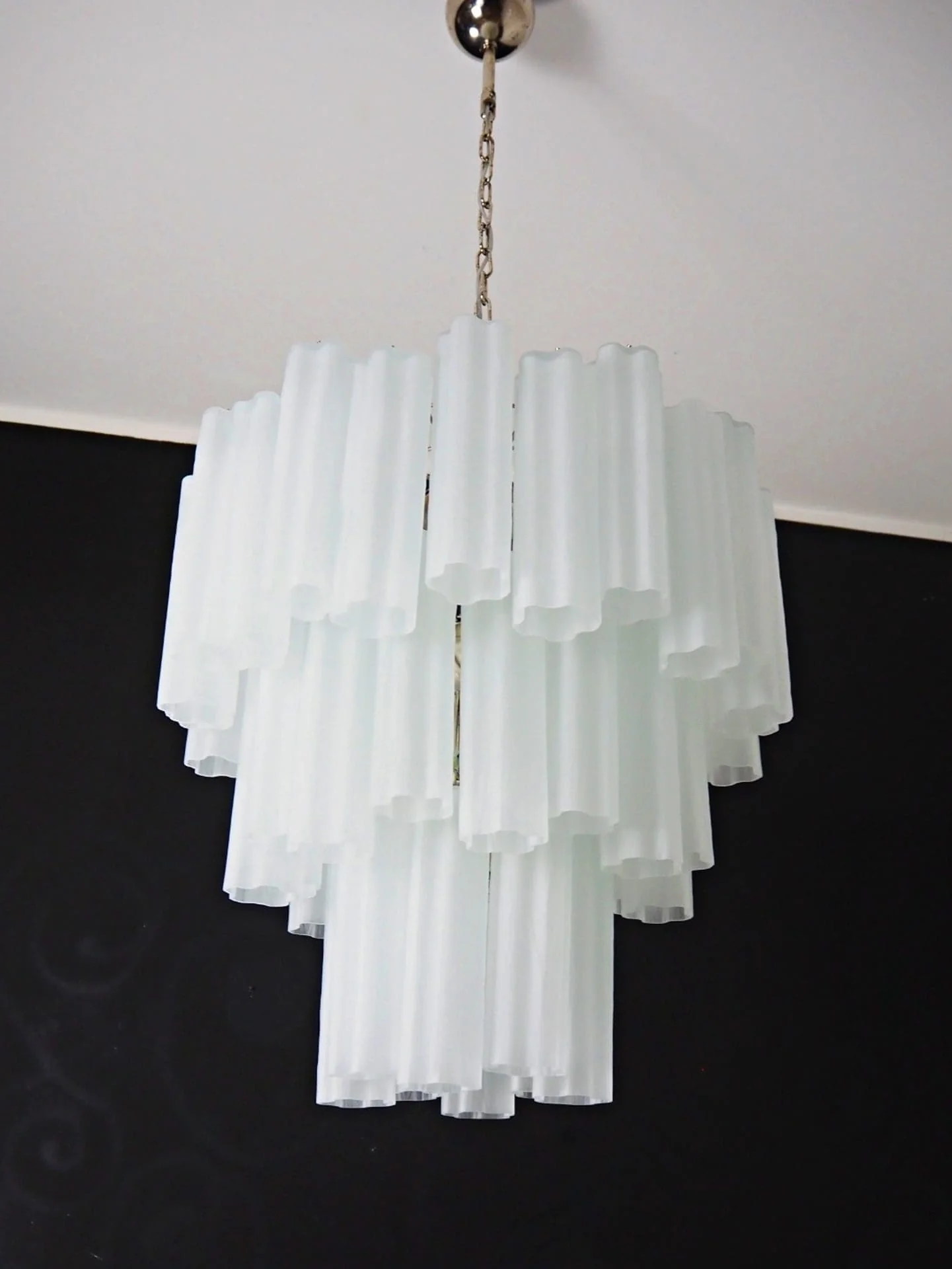 Murano Chandelier – 48 tubes – matte white - Image 14