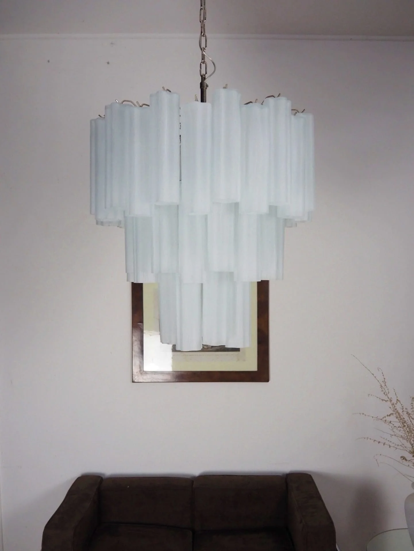 Murano Chandelier – 48 tubes – matte white - Image 17