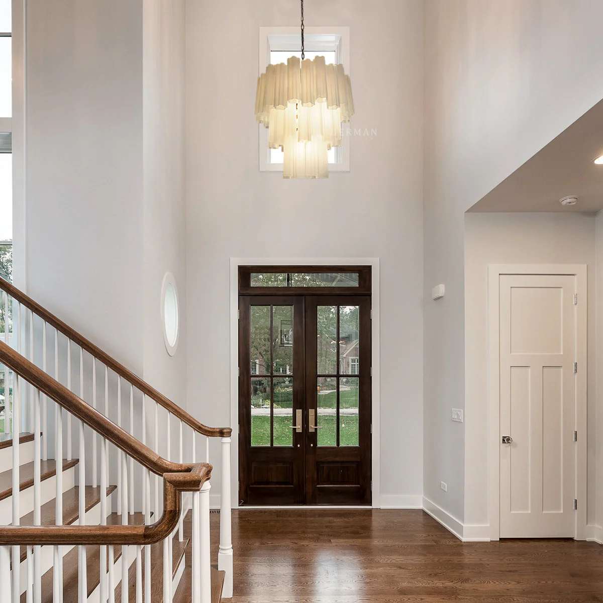Murano Chandelier – 48 tubes – matte white - Image 2
