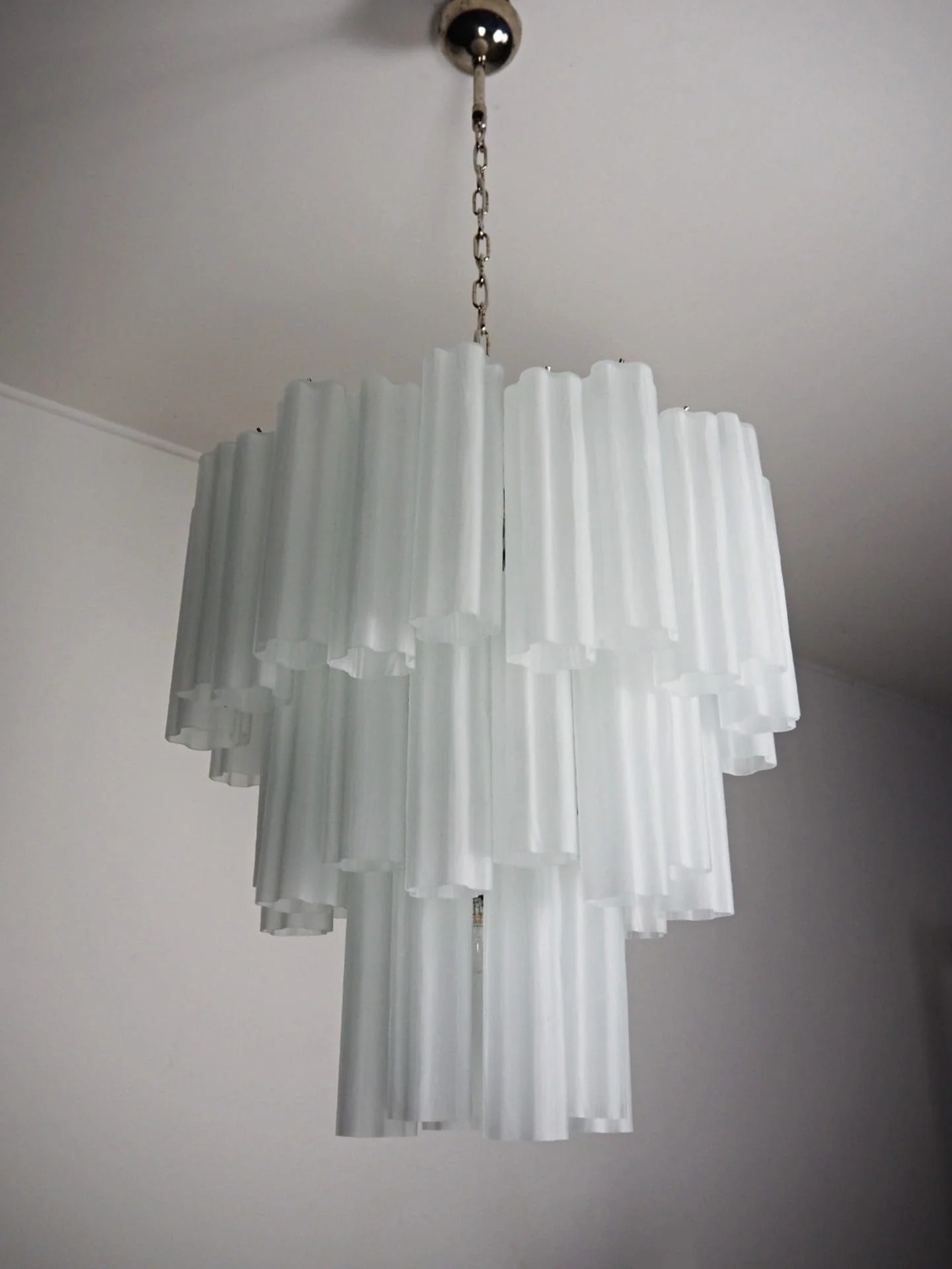 Murano Chandelier – 48 tubes – matte white - Image 20