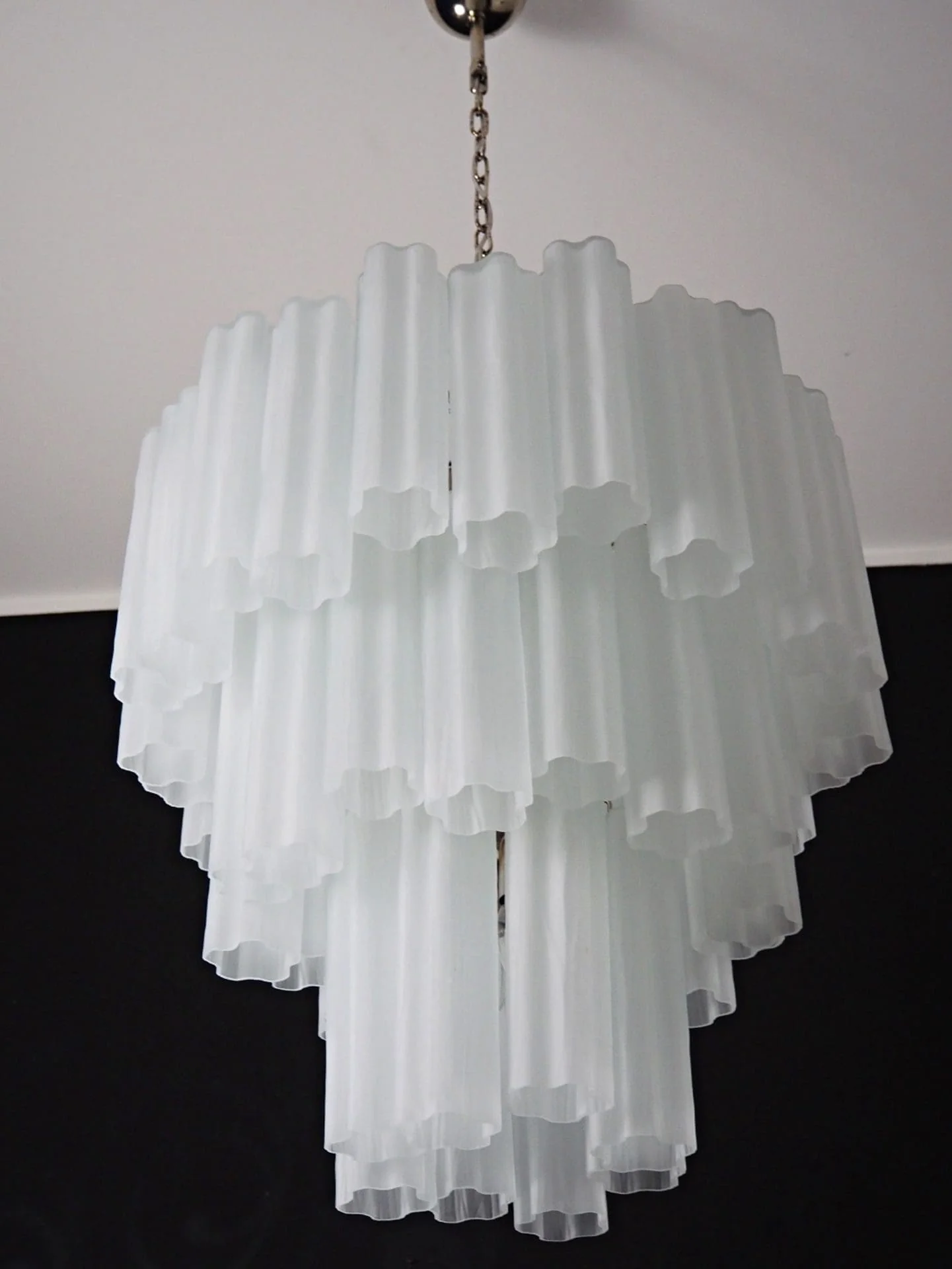 Murano Chandelier – 48 tubes – matte white - Image 5