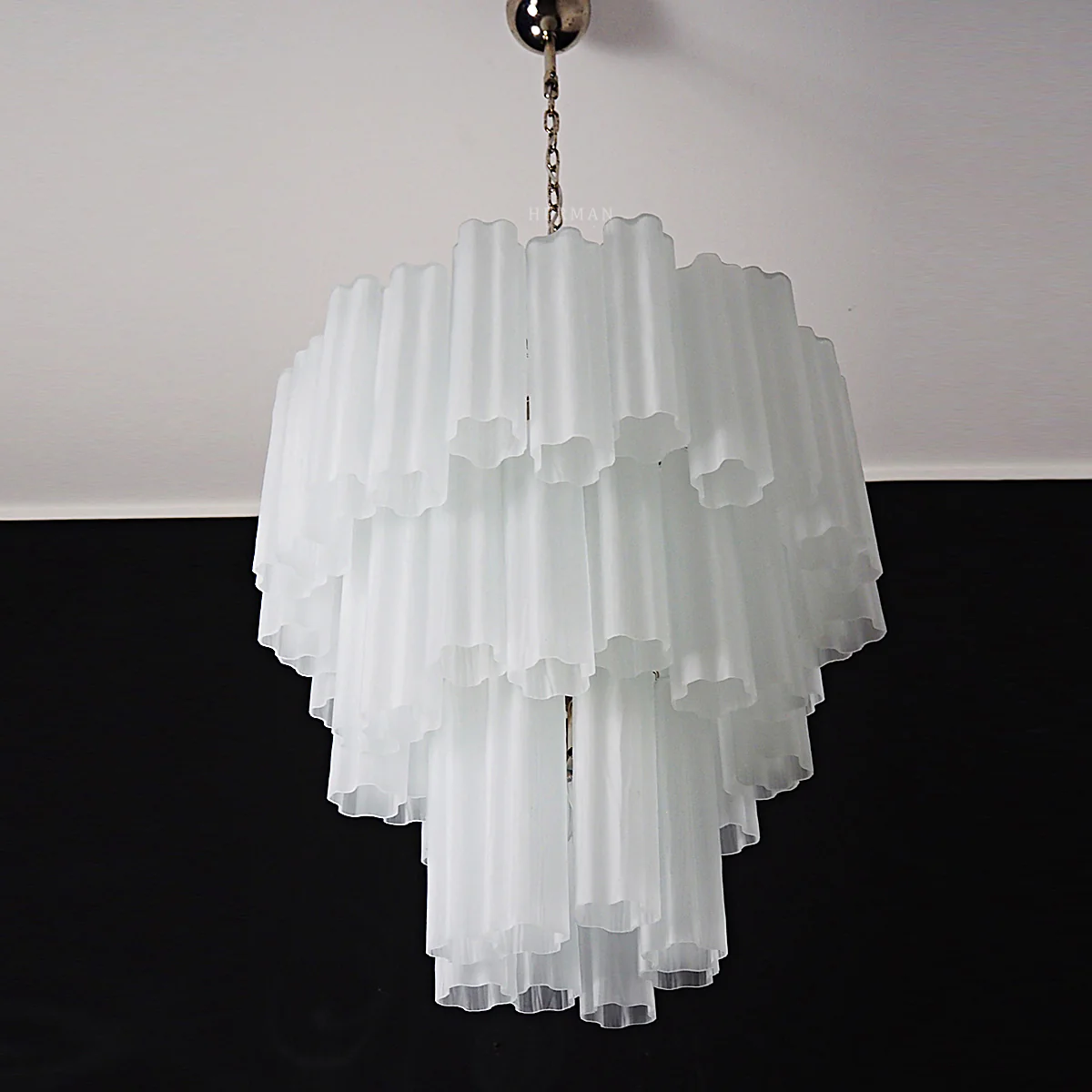 Murano Chandelier – 48 tubes – matte white - Image 7