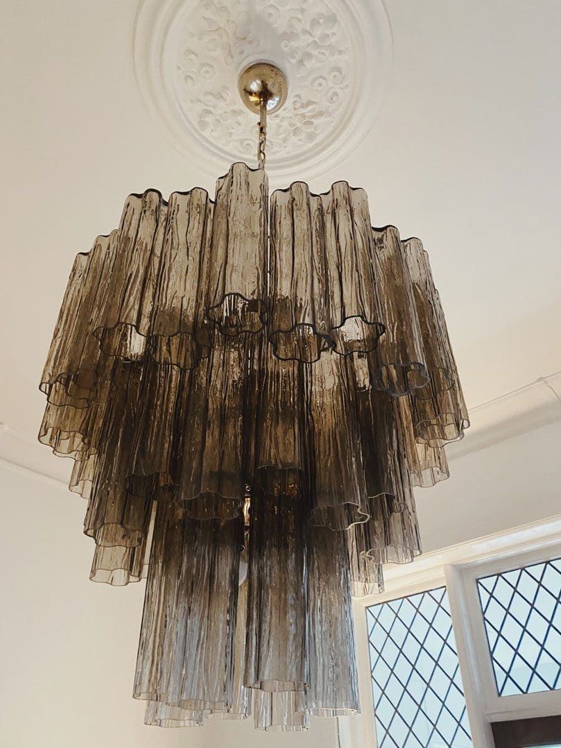 Murano Chandelier – 48 tubes – Smoked - Image 19