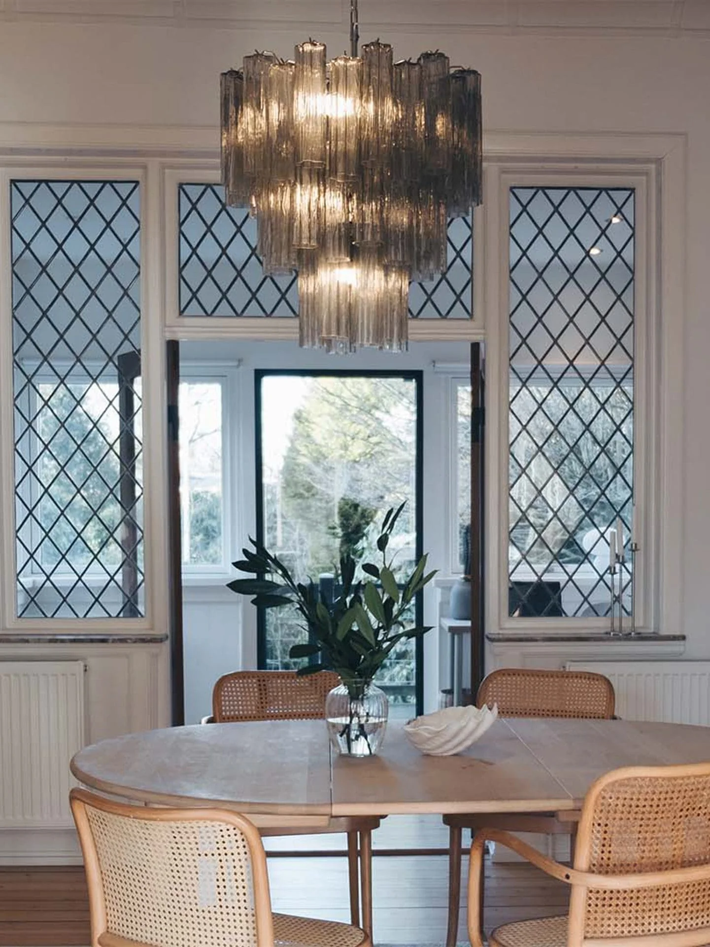 Murano Chandelier – 48 tubes – Smoked - Image 9