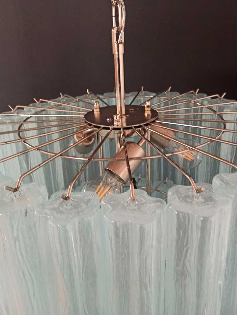 Murano Chandelier – 52 tubes – Opal - Image 6