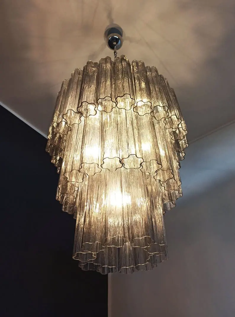 Murano Chandelier – 52 tubes – Smoked - Image 6