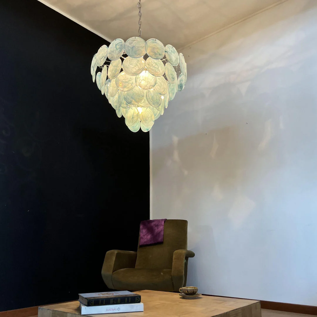 Murano Chandelier 57 Blue - Image 10