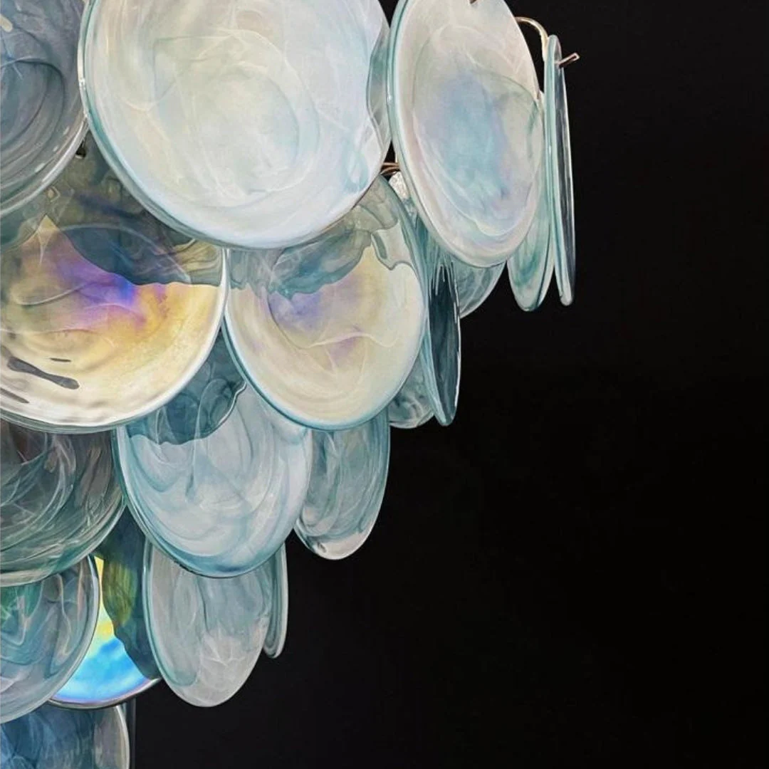 Murano Chandelier 57 Blue - Image 26