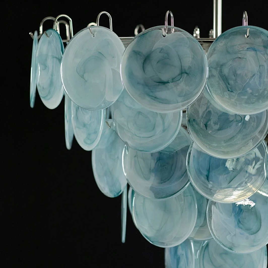 Murano Chandelier 57 Blue - Image 34