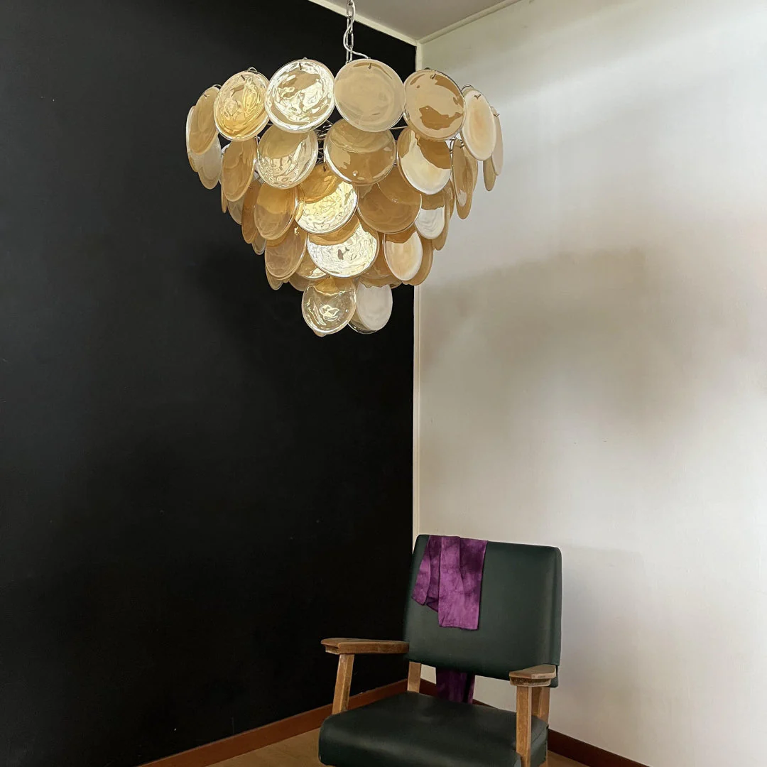 Murano Chandelier 57 Gold - Image 12