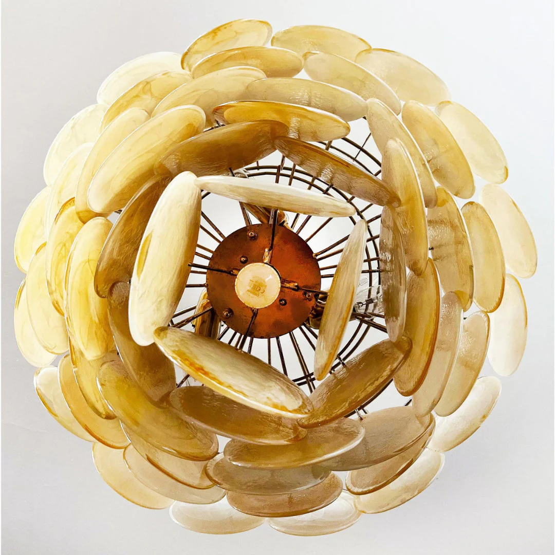 Murano Chandelier 57 Gold - Image 21
