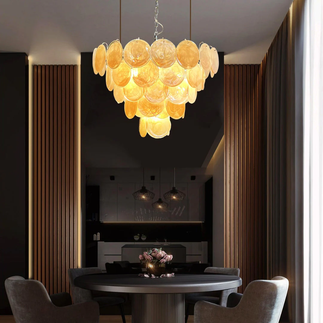 Murano Chandelier 57 Gold - Image 5