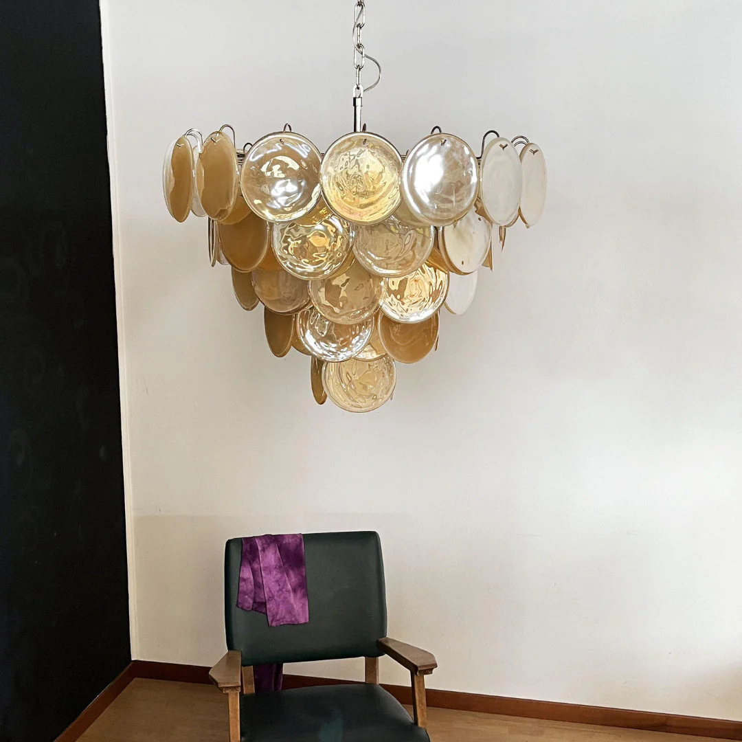 Murano Chandelier 57 Gold - Image 6
