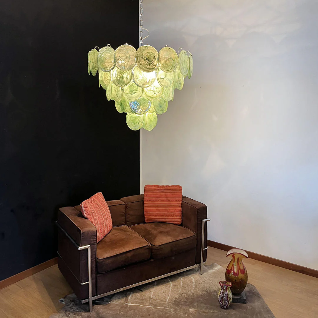 Murano Chandelier 57 Green - Image 10