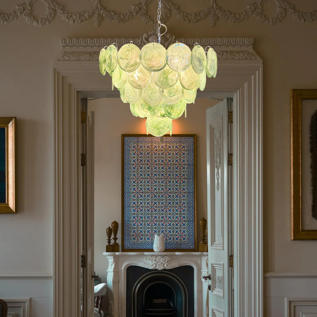 Murano Chandelier 57 Green - Image 11