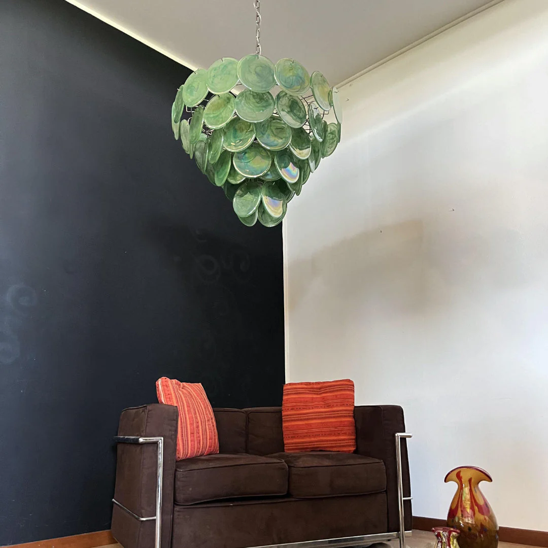 Murano Chandelier 57 Green - Image 14