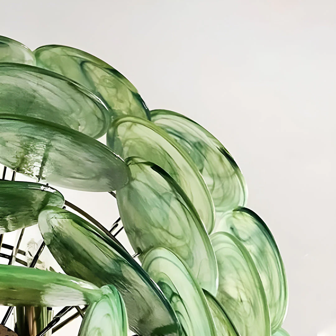 Murano Chandelier 57 Green - Image 21