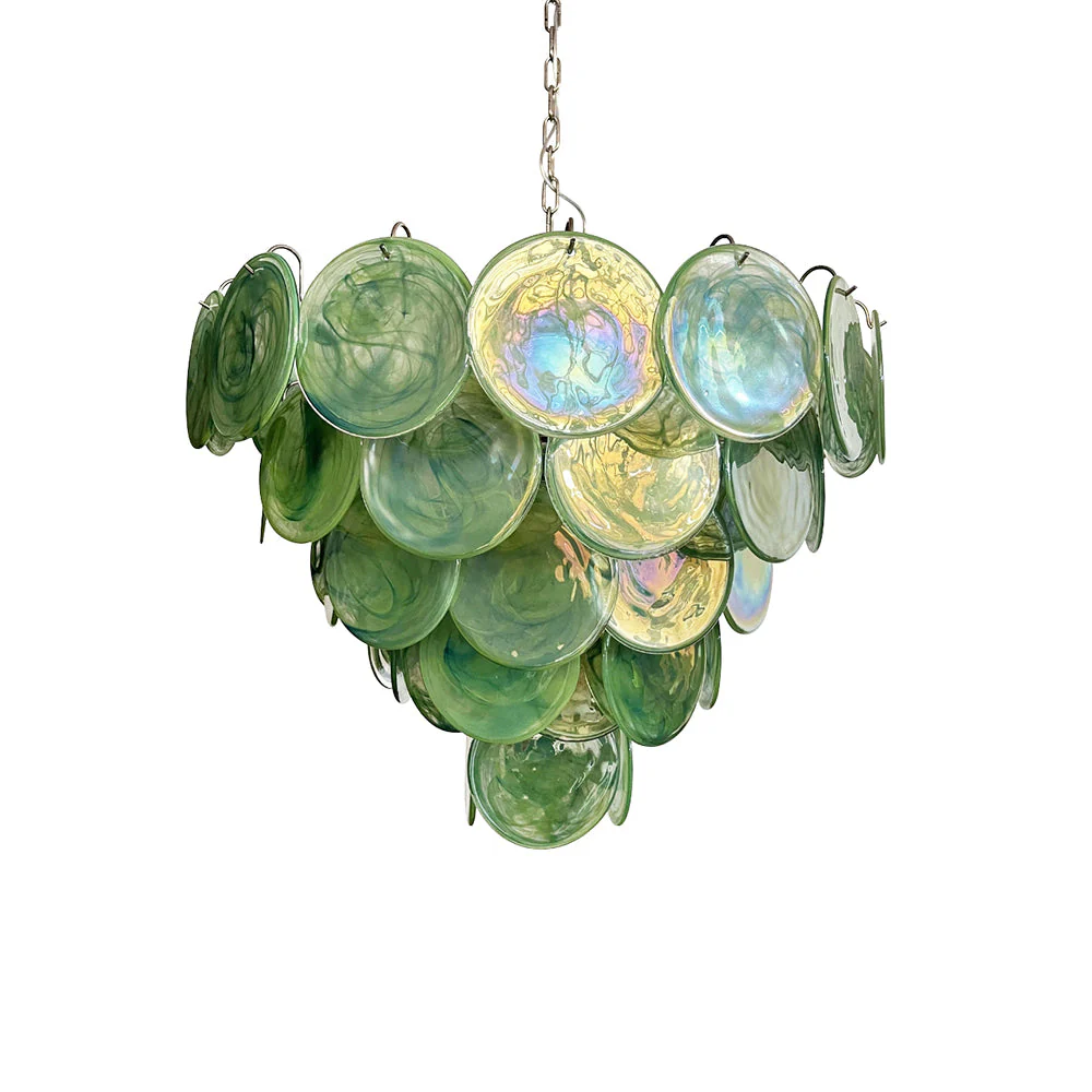 Murano Chandelier 57 Green - Image 3