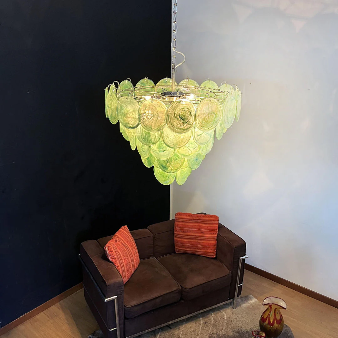 Murano Chandelier 57 Green - Image 9